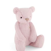 Snuggle Bunnies - George the Bear - Powder Pink Childrens Toy from Jamie Kay Australia