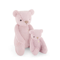 Snuggle Bunnies - George the Bear - Powder Pink Childrens Toy from Jamie Kay Australia