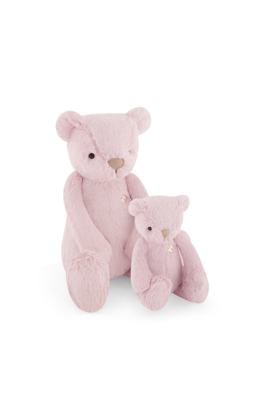 Snuggle Bunnies - George the Bear - Powder Pink Childrens Toy from Jamie Kay Australia