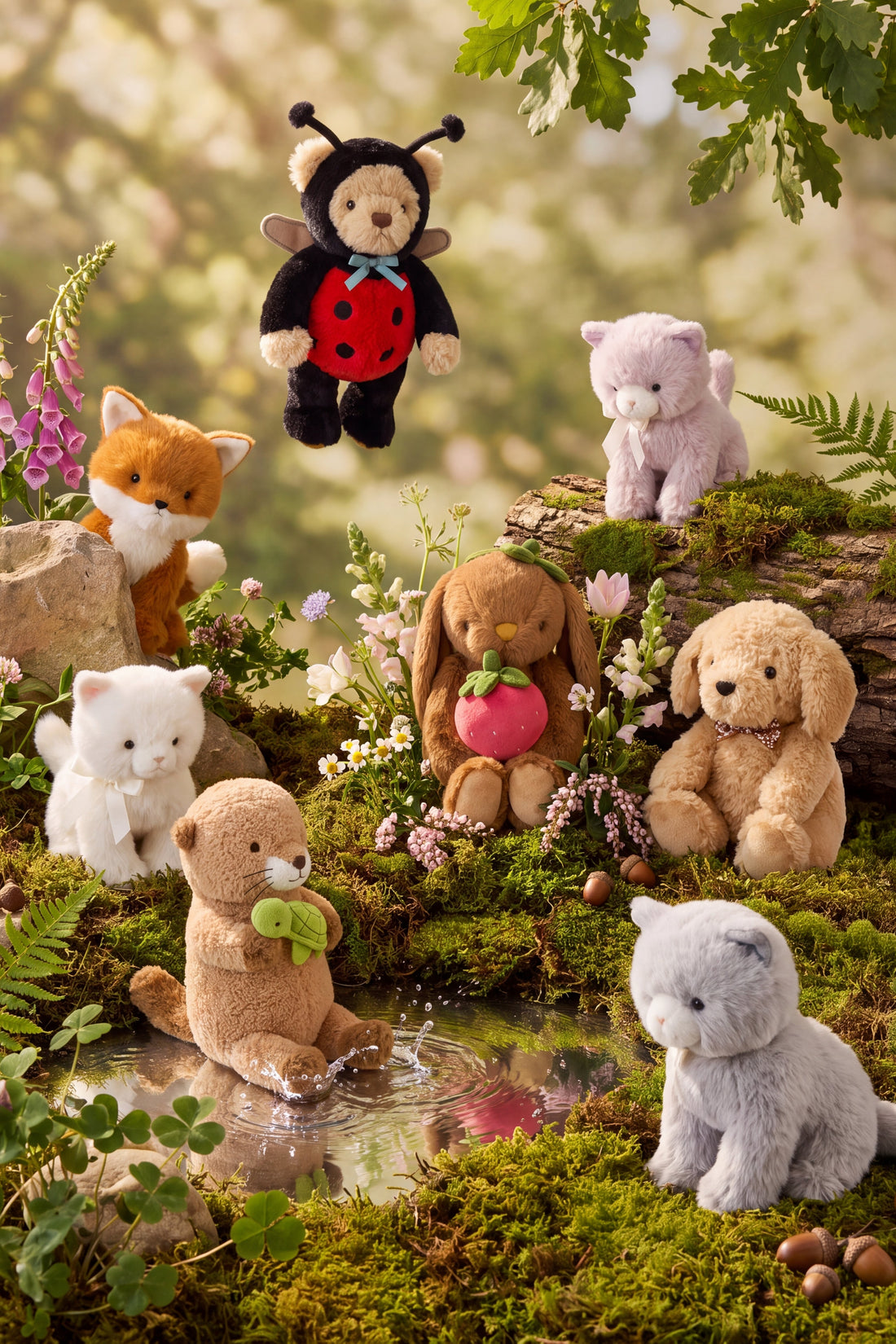 Snuggle Bunnies - Arthur the Bear - Lovebug Childrens Toys from Jamie Kay Australia