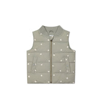 Taylor Vest - Fresh Apples Abbey Stone Childrens Vest from Jamie Kay Australia