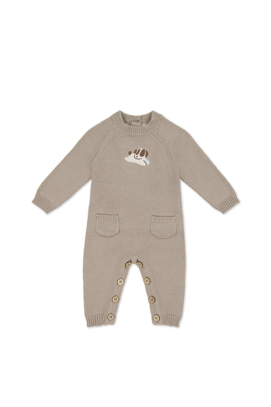 Theo Knit Onepiece - Tweed Sasha Puppy Childrens Onepiece from Jamie Kay Australia