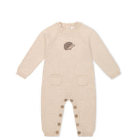 Theo Onepiece - Oatmeal Marle Hedgehog Childrens Onepiece from Jamie Kay Australia