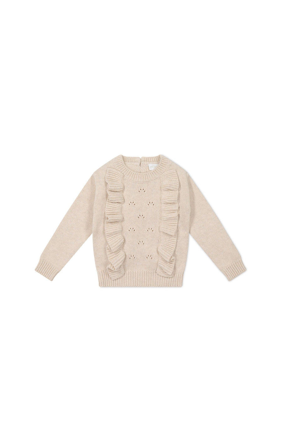 Valentia Jumper - Light Oatmeal Marle Childrens Jumper from Jamie Kay Australia