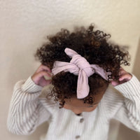 Organic Cotton Headband - Powder Pink Childrens Headband from Jamie Kay Australia