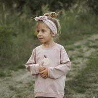 Organic Cotton Headband - Powder Pink Childrens Headband from Jamie Kay Australia