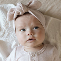 Organic Cotton Modal Headband - Violet Tint Marle Childrens Headband from Jamie Kay Australia