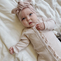 Organic Cotton Headband - Powder Pink Childrens Headband from Jamie Kay Australia