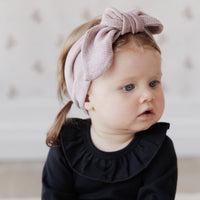 Organic Cotton Modal Headband - Mushroom Marle Childrens Headband from Jamie Kay Australia