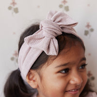 Organic Cotton Modal Headband - Mushroom Marle Childrens Headband from Jamie Kay Australia