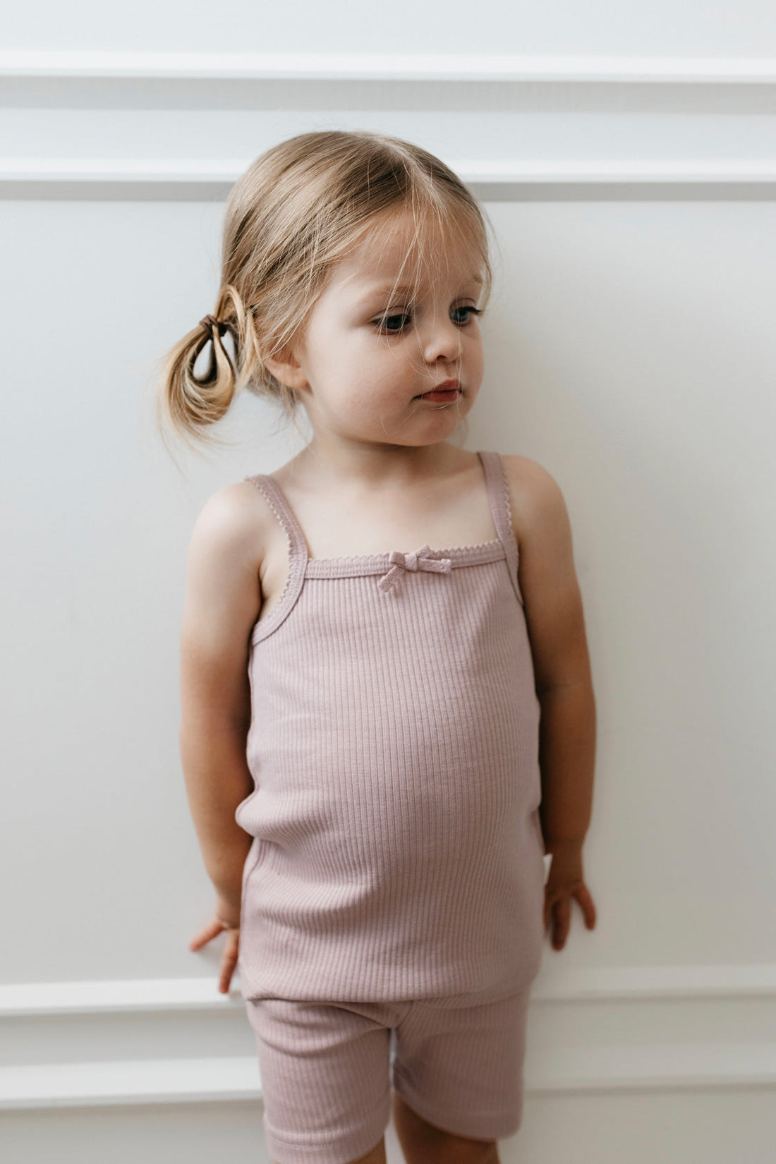 Organic Cotton Modal Singlet - Blossom Childrens Singlet from Jamie Kay Australia