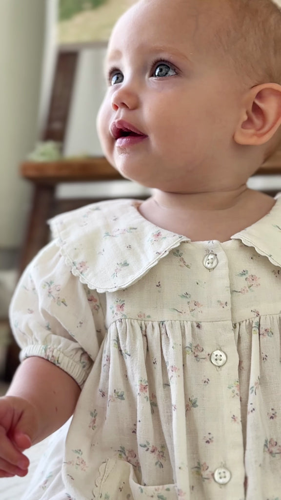 Organic Cotton Muslin Kodi Top - Solange Snow Childrens Top from Jamie Kay Australia