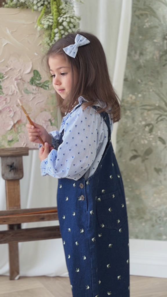 Dorian Overall - Lisa Indigo Childrens Overall from Jamie Kay Australia