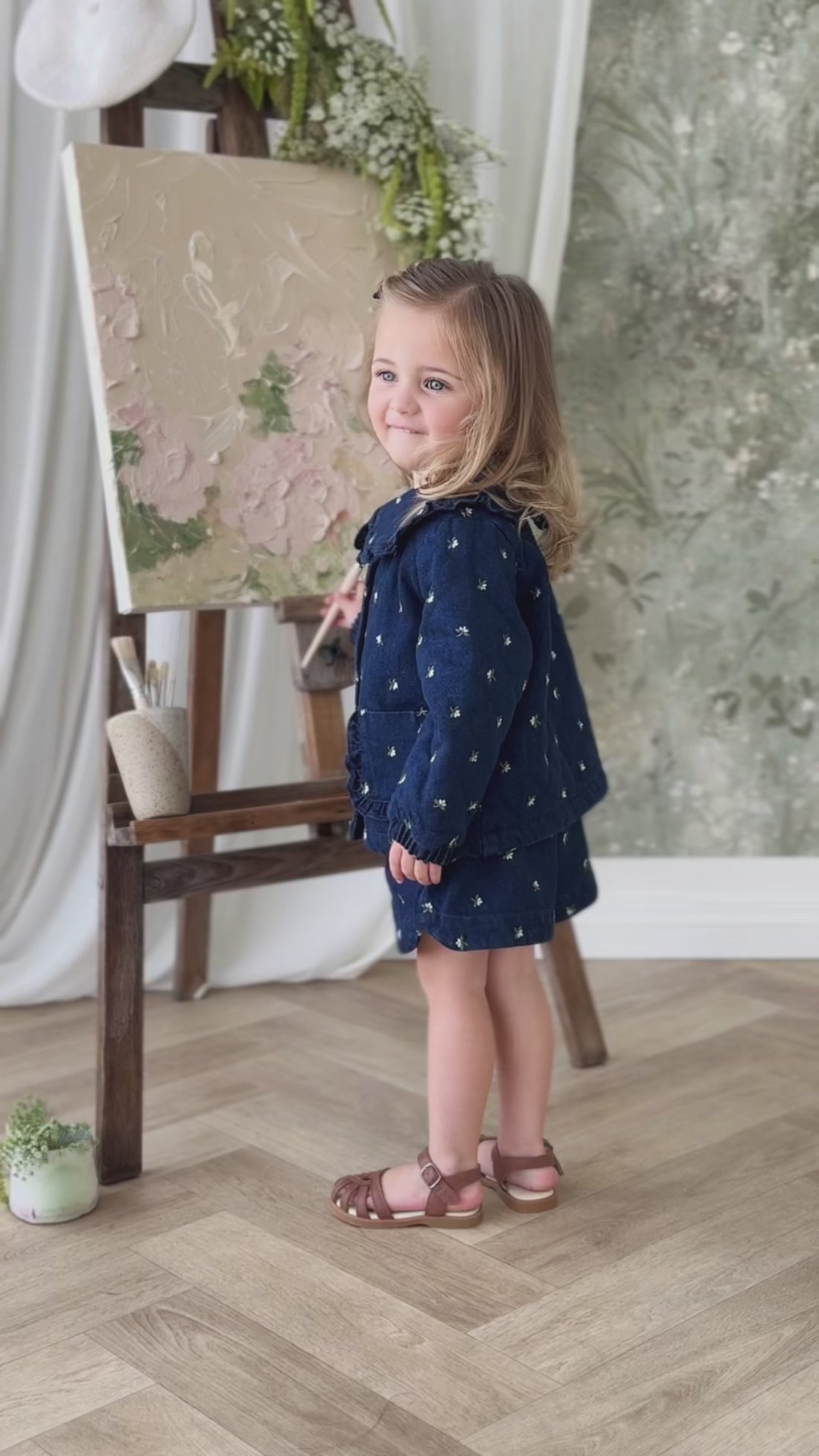 Amandine Jacket - Lisa Indigo Childrens Jacket from Jamie Kay Australia