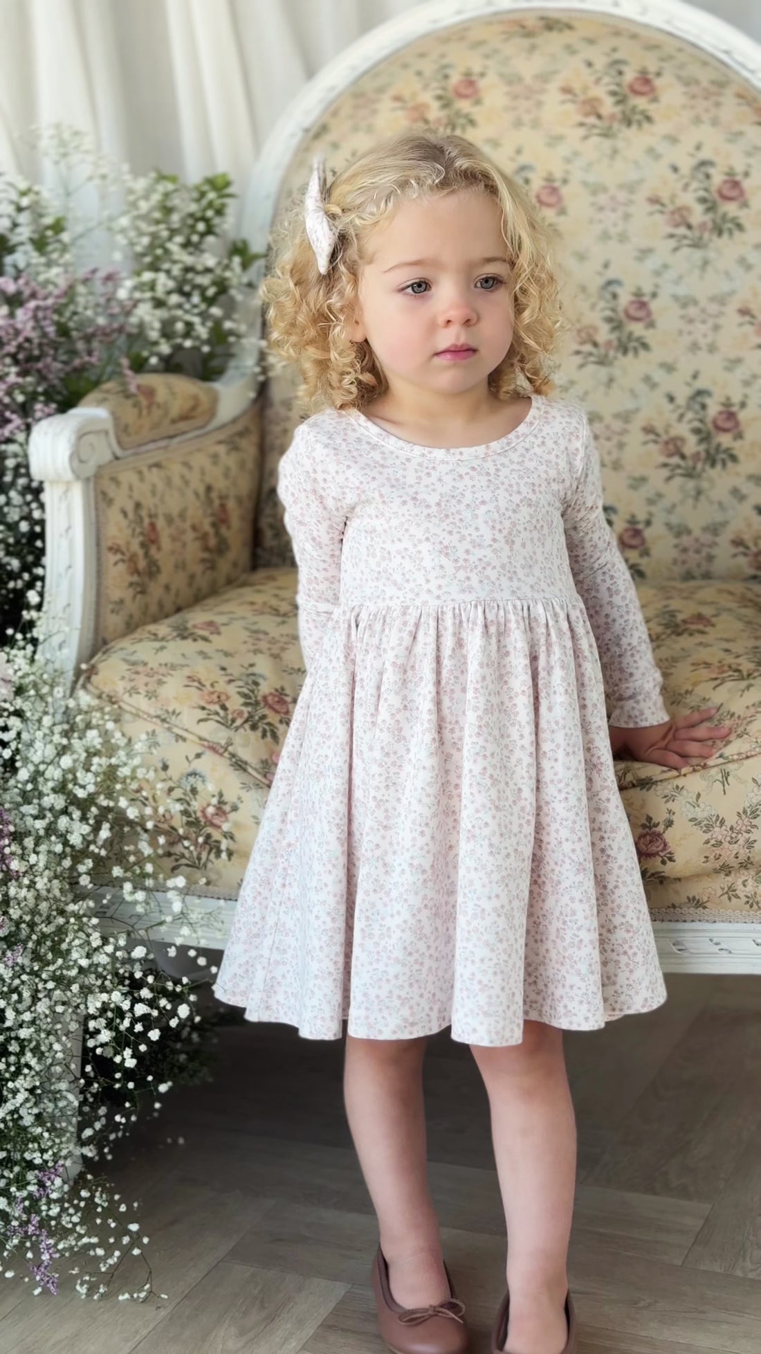 Organic Cotton Clemence Wrap Top - Posy Milk Childrens Top from Jamie Kay Australia