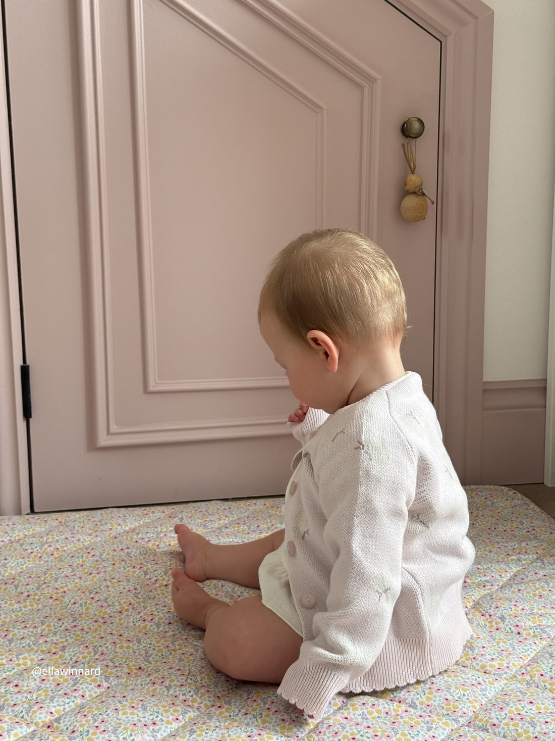 Jamie Cardigan - Jamie's Atrium Jacquard Calcite Childrens Cardigan from Jamie Kay Australia