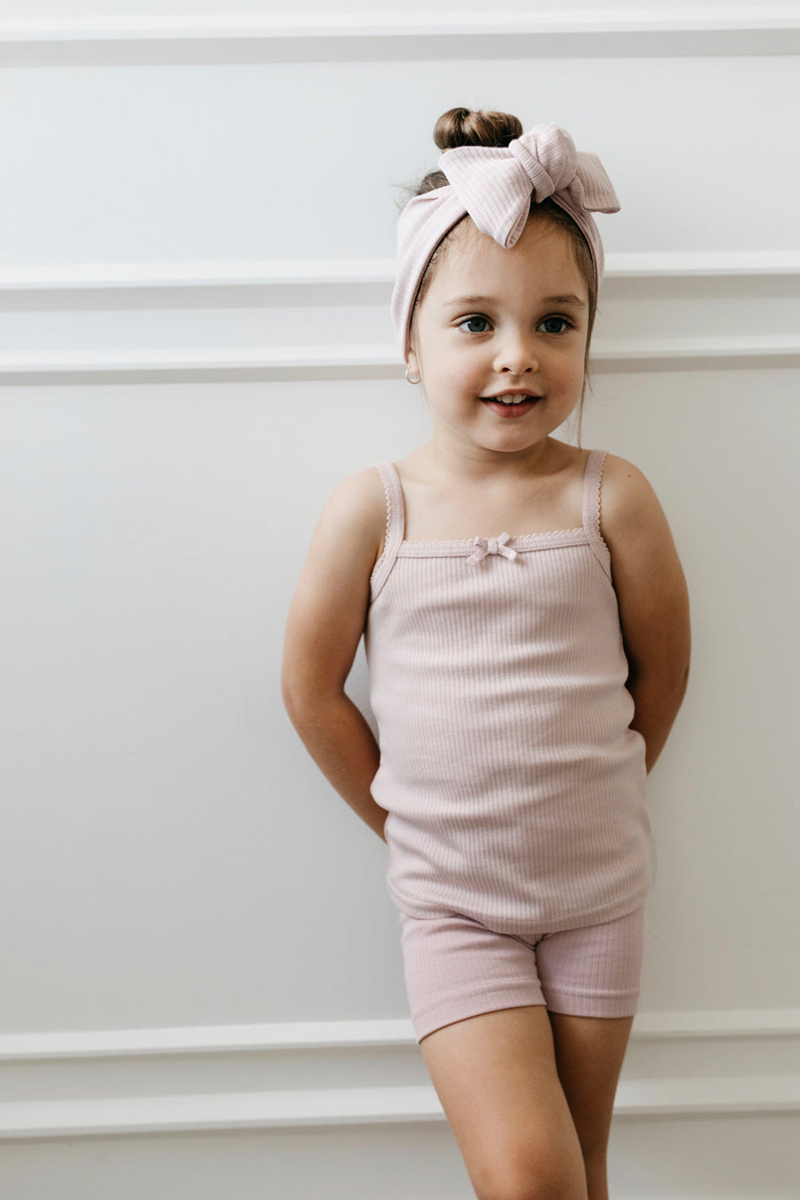 Organic Cotton Modal Singlet - Rosie Childrens Singlet from Jamie Kay Australia