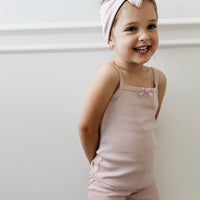 Organic Cotton Modal Singlet - Rosie Childrens Singlet from Jamie Kay Australia