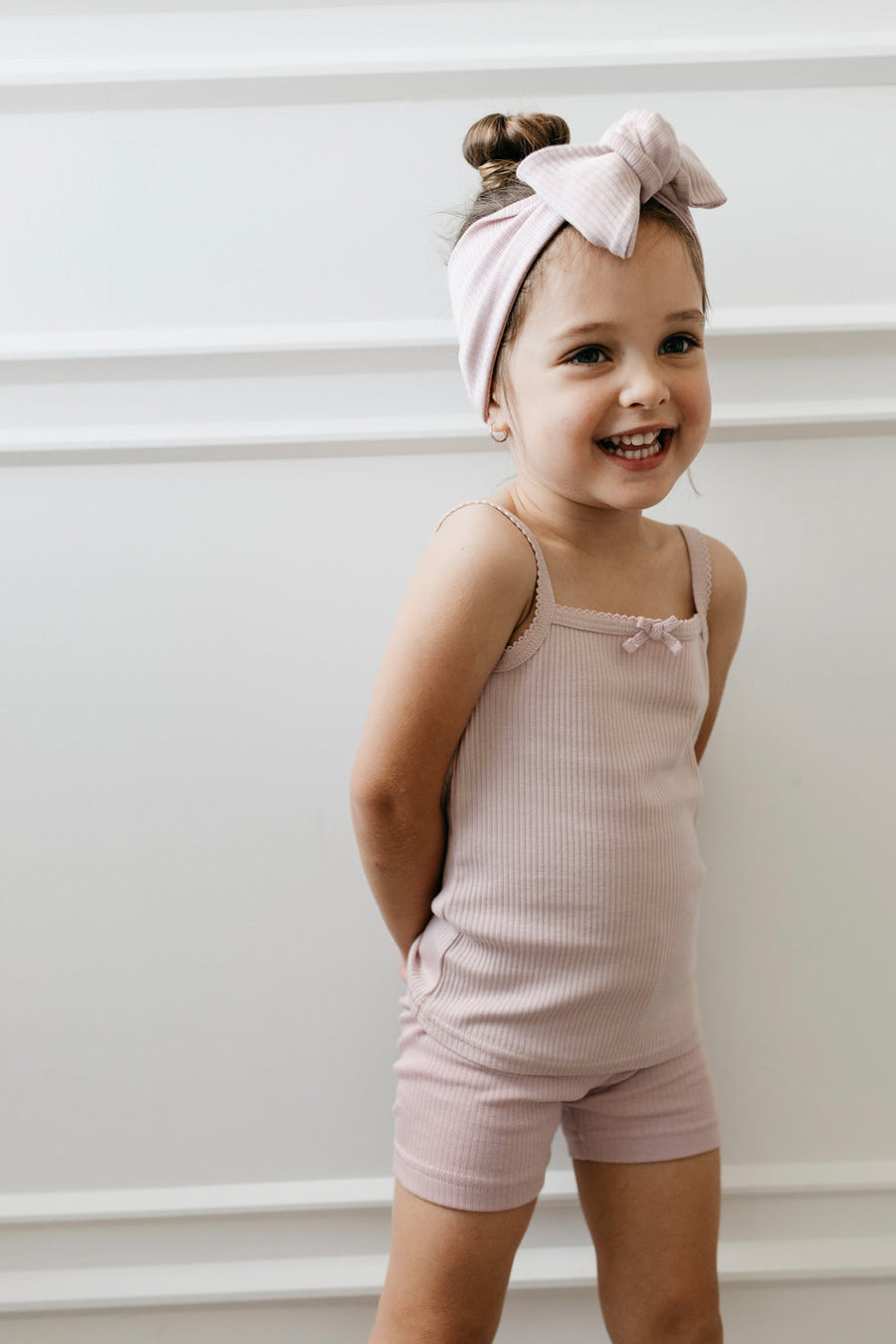 Organic Cotton Modal Singlet - Rosie Childrens Singlet from Jamie Kay Australia