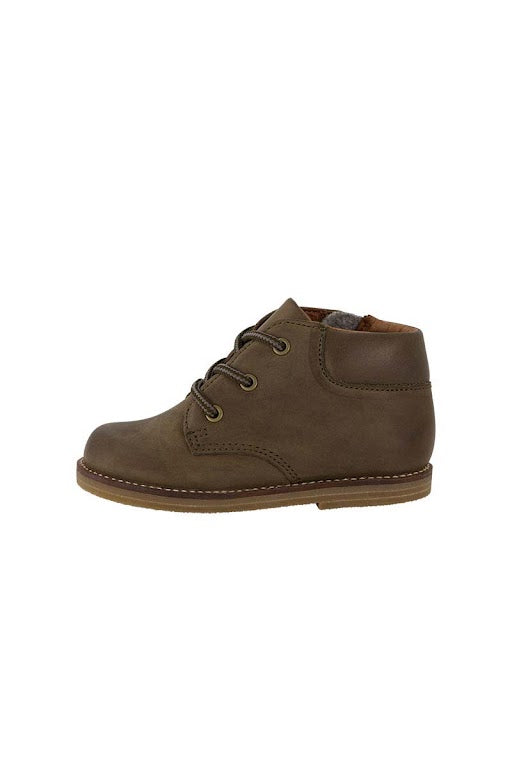 Leather Boot - Olive Childrens Footwear from Jamie Kay Australia